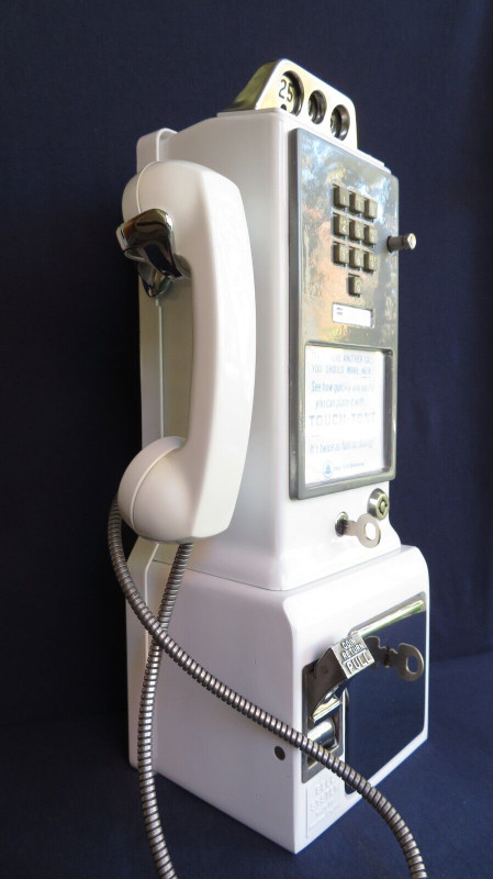  1234G 10 Button Payphone 1964 White 1964 Worlds Fair