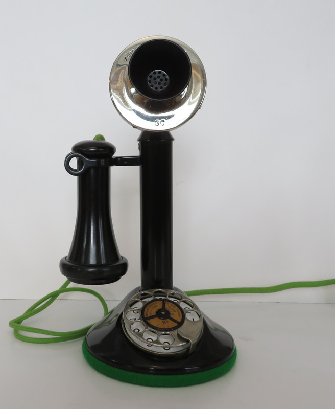 Automatic Electric Candlestick telephone Mercedes dial Working