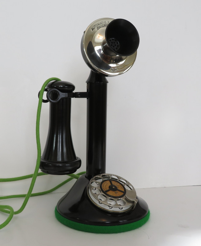 Automatic Electric Candlestick telephone Mercedes dial Working