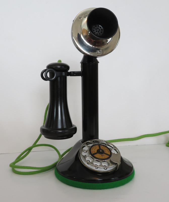 Automatic Electric Candlestick telephone Mercedes dial Working