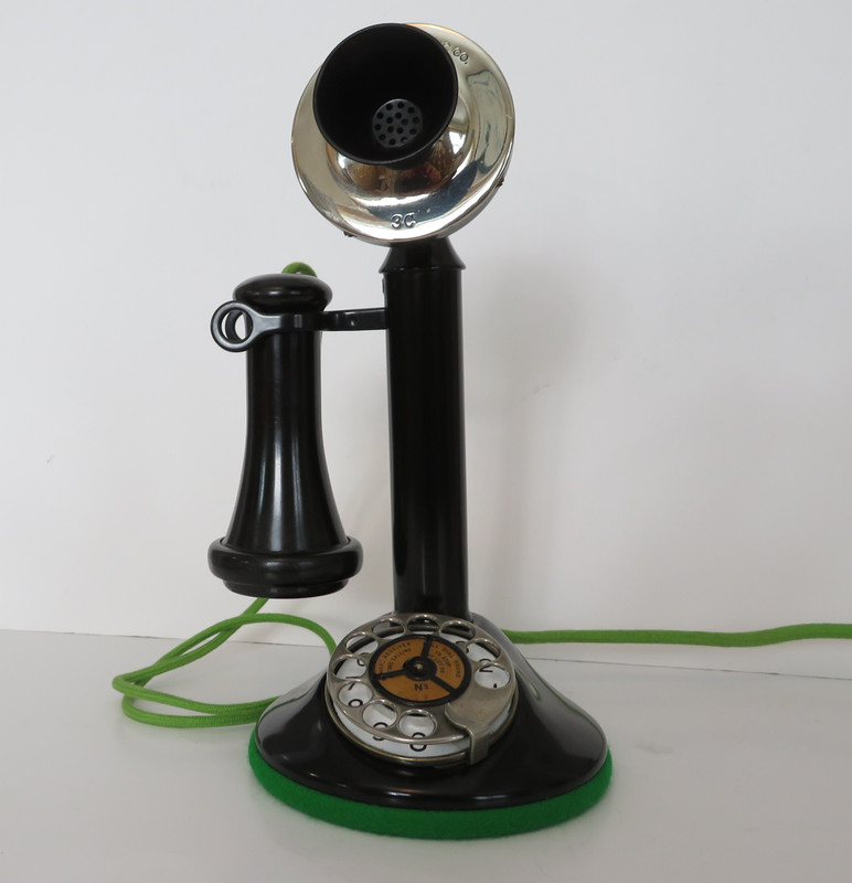 Automatic Electric Candlestick telephone Mercedes dial Working