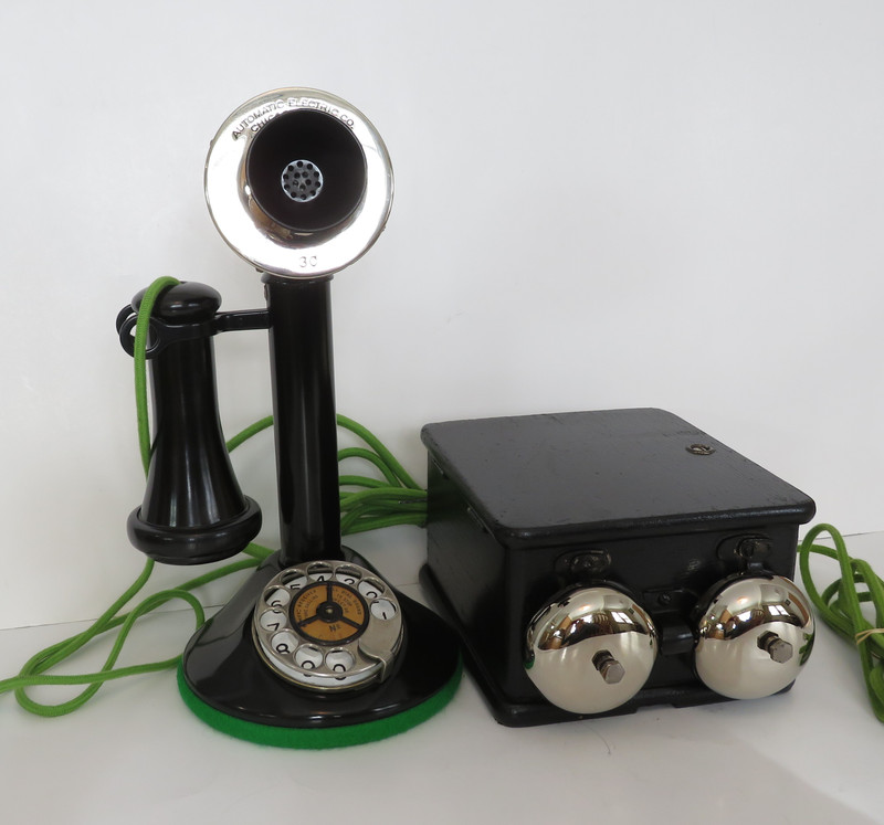 Automatic Electric Candlestick telephone Mercedes dial Working