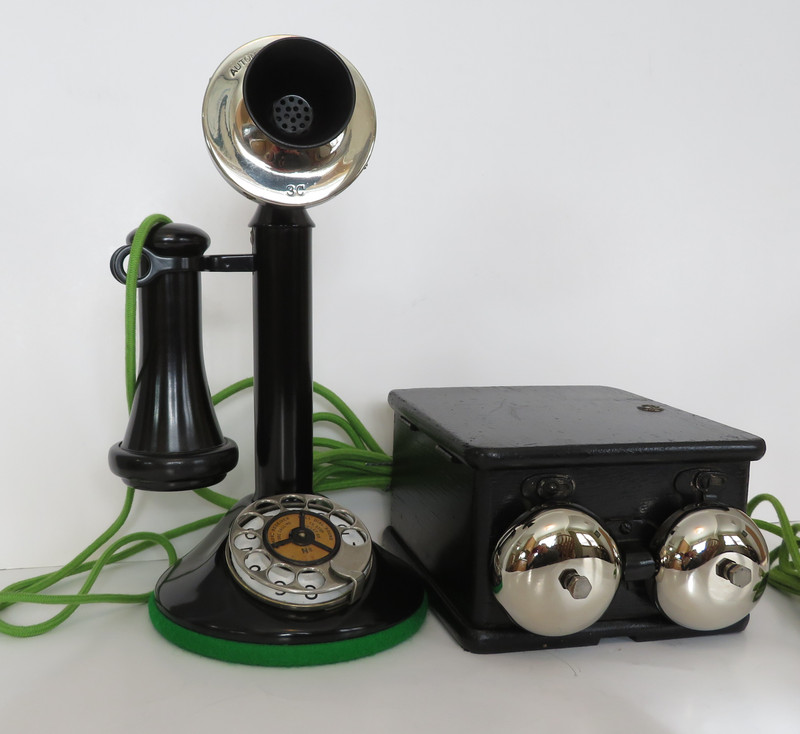 Automatic Electric Candlestick telephone Mercedes dial Working