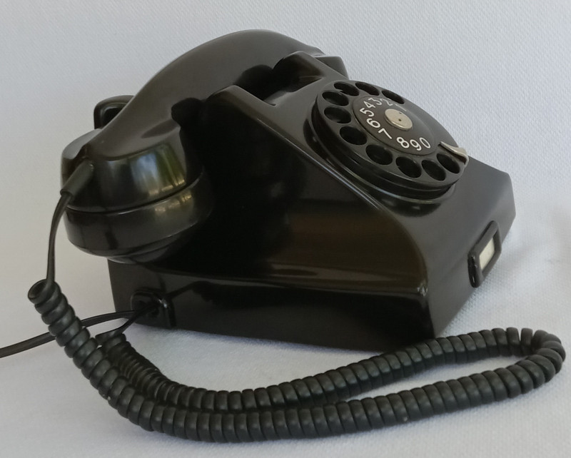 Antique United Kingdom  bakelite  telephone  
