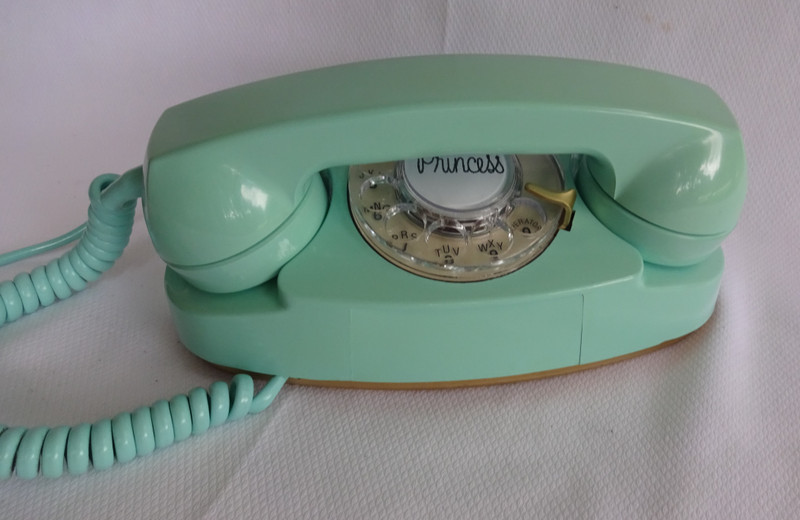  Turquoise   Western Electric Princess  telephone 702B
