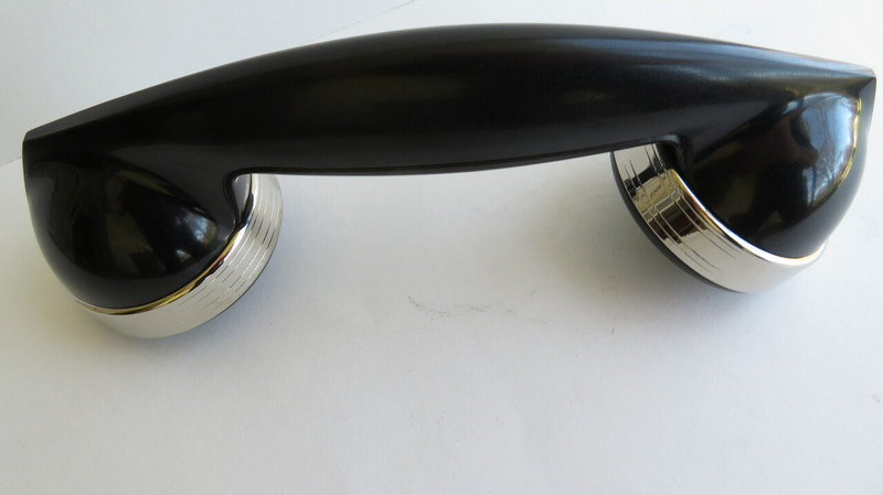 Complete F1 handset with chrome plated brass bands 