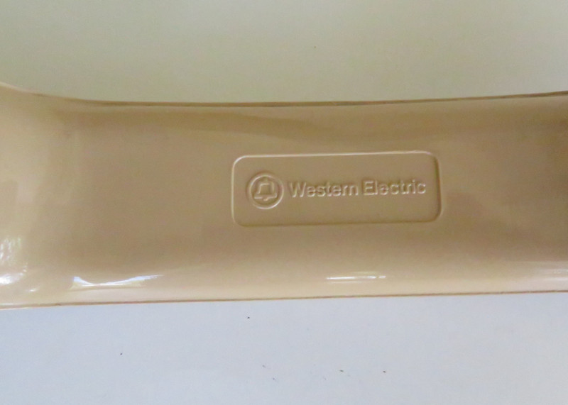 Beige  2554 touch tone wall phone 