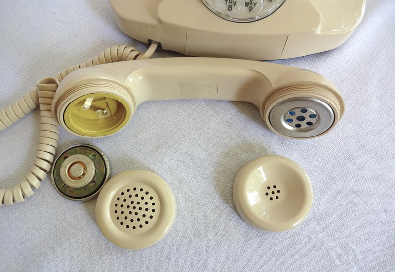 Ivory Princess  telephone rotary dial, new.