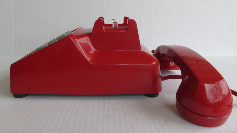 Red 1500 Western Electric Touch tone phone   