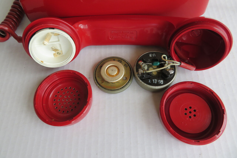 Red 1500 Western Electric Touch tone phone   