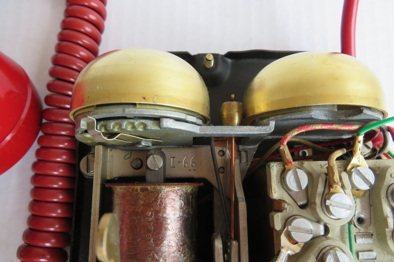 Red 1500 Western Electric Touch tone phone   