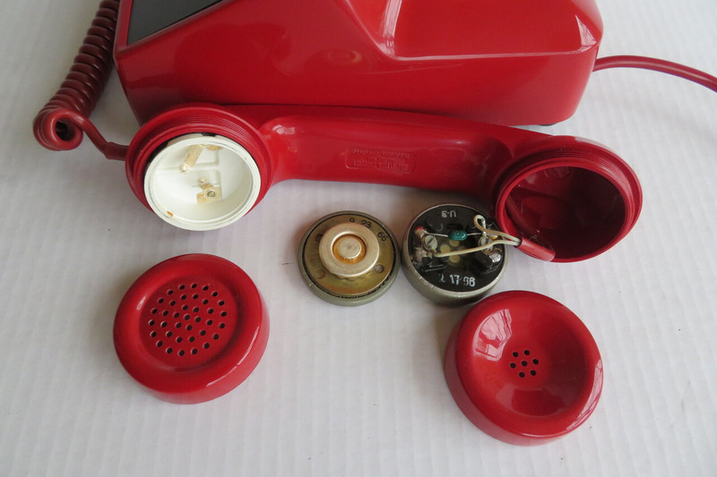 Red 1500 Western Electric Touch tone phone   