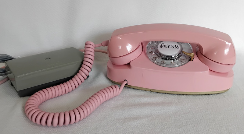 Pink Princess rotary dial  telephone 701B 