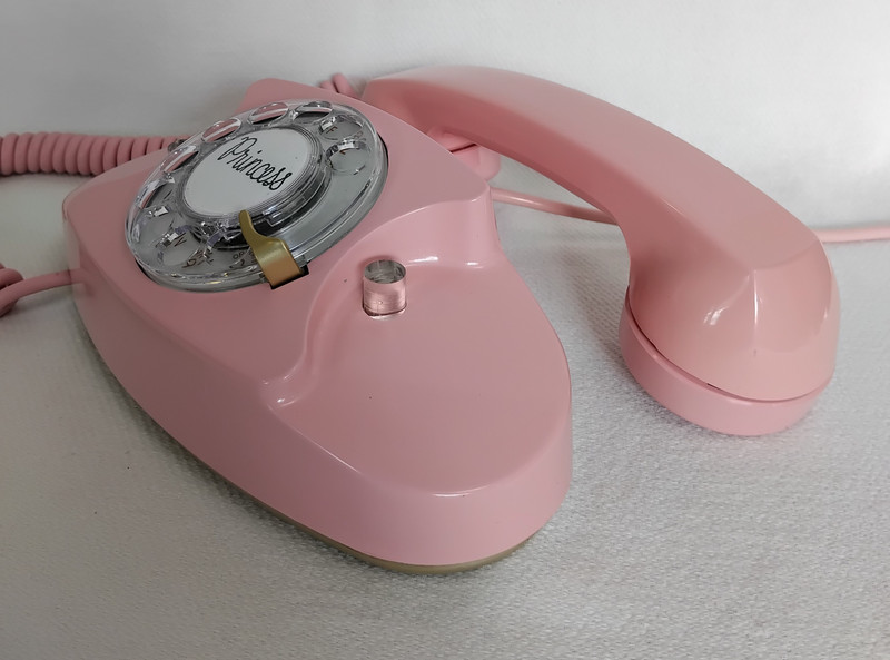 Pink Princess rotary dial  telephone 701B 