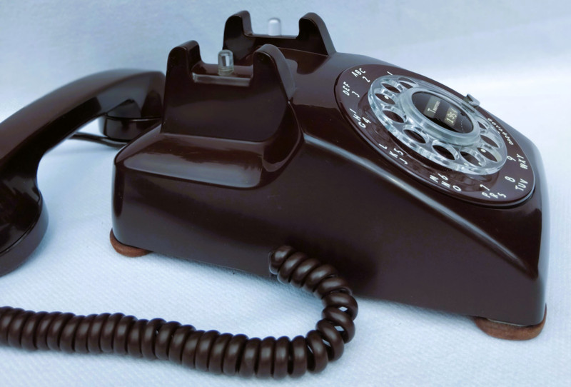   Western Electric Mahogany 1955 soft plastic WE 500 