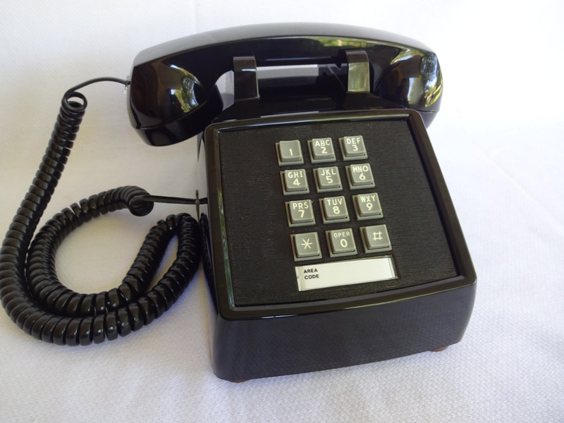  Touchtone phone black new
