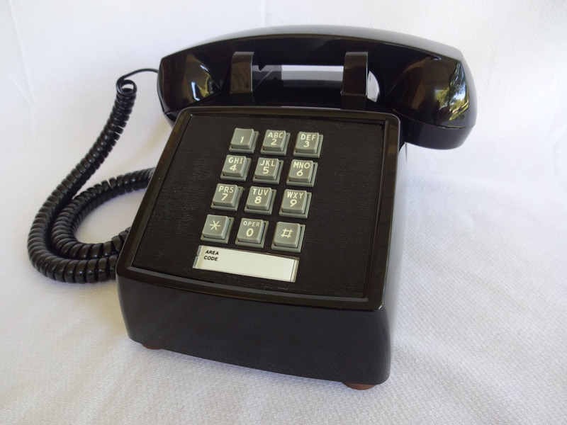  Touchtone phone black new