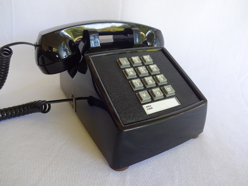  Touchtone phone black new
