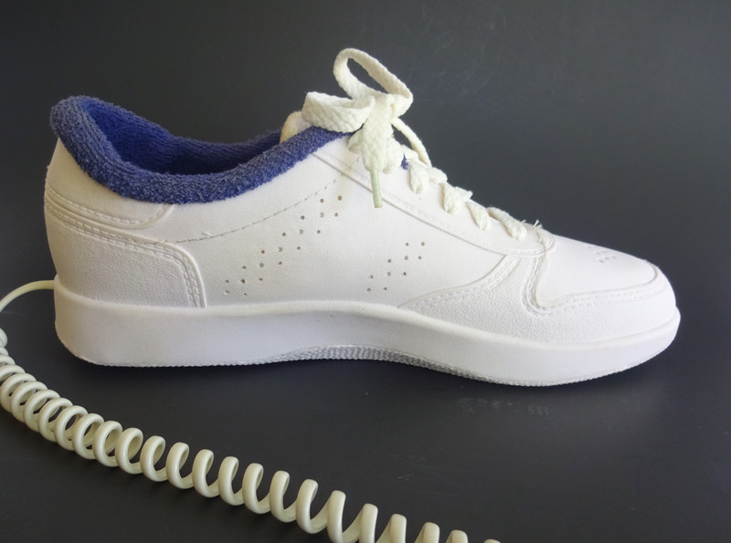 The Sports Illustrated Tennis Shoe Telephone, works