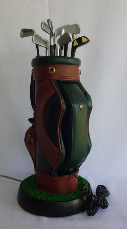 The Golf Club Bag Novelty Telephone, works