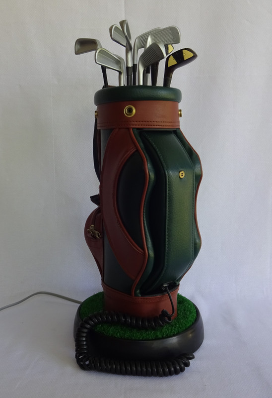 The Golf Club Bag Novelty Telephone, works