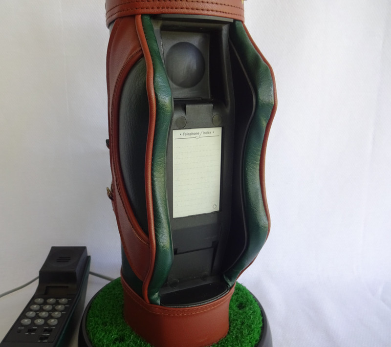 The Golf Club Bag Novelty Telephone, works