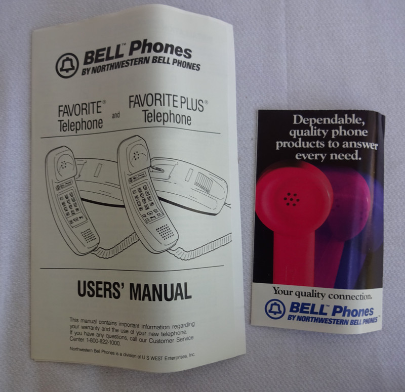  Colonial Blue  Western Electric Trimline desk Touch tone phone