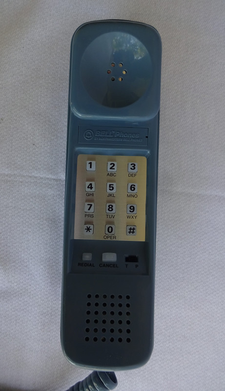  Colonial Blue  Western Electric Trimline desk Touch tone phone