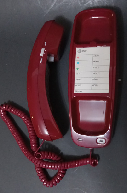  Trimline Burgundy touchtone NOS Signature series AT&T