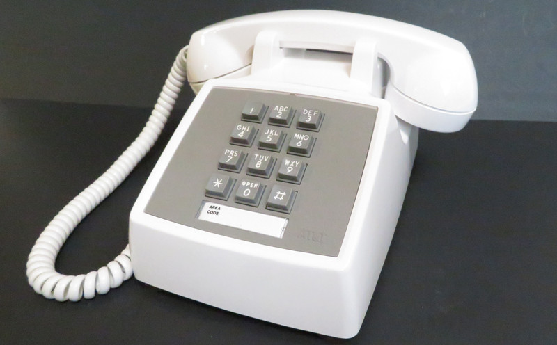 White  2500 Touch tone phone New in the box NOS