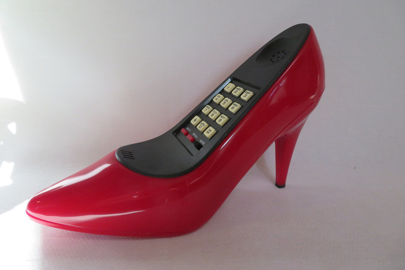 Red High Heel Telephone 