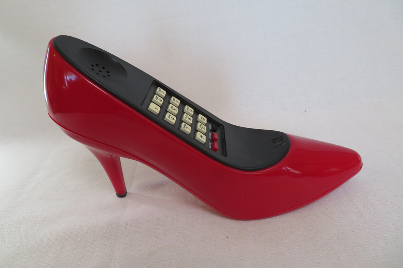 Red High Heel Telephone 