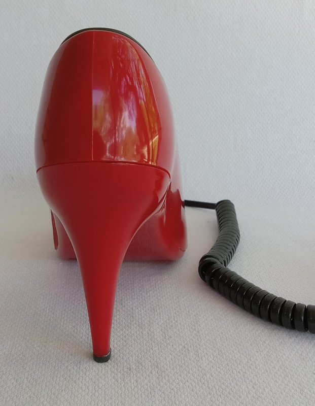 Red High Heel Shoe Telephone 