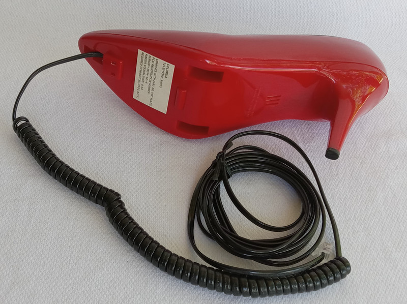 Red High Heel Shoe Telephone 