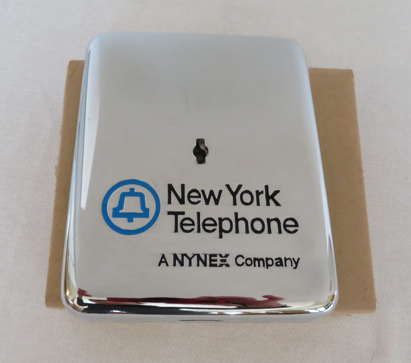 New  York Telephone Chrome vault door NOS