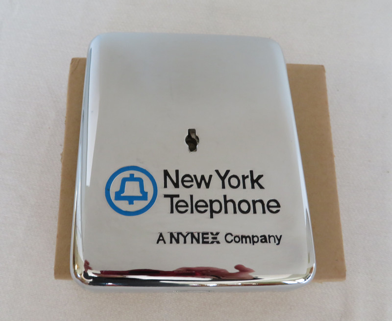 New  York Telephone Chrome vault door NOS