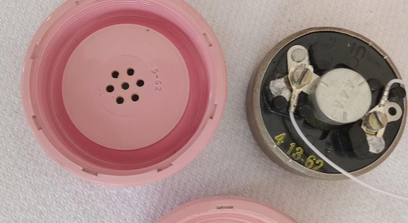 Pink  500 phone Rotary Western Electric desk phone 1960