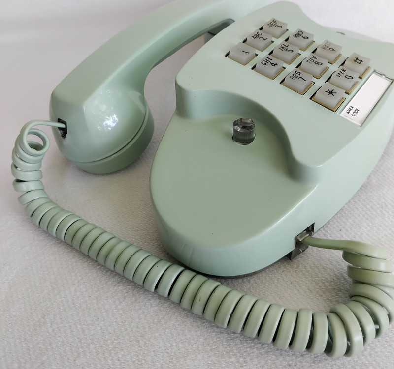 Cameo Green  Princess phone AT&T touch tone, works