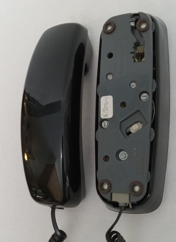  Black Trimline desk Phone Touch tone   