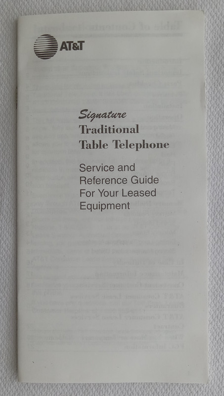 Light Yellow touch tone desk telephone Signature Traditional AT&T 