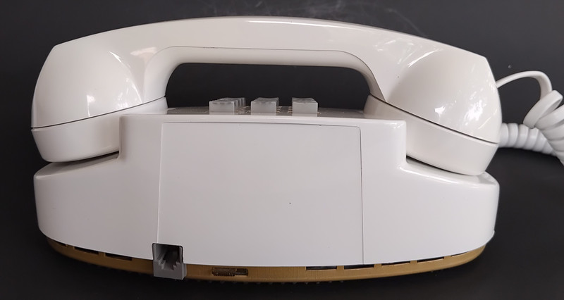 White Princess Phone Touch Tone phone