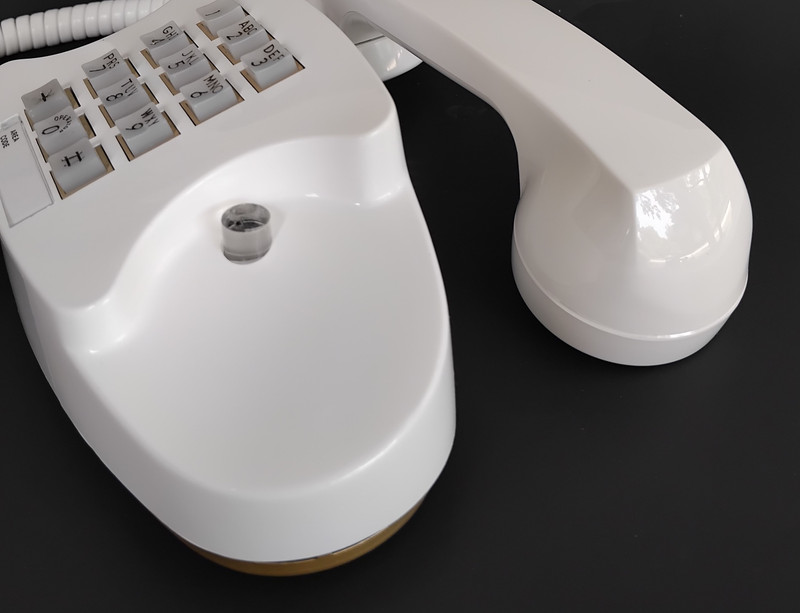 White Princess Phone Touch Tone phone