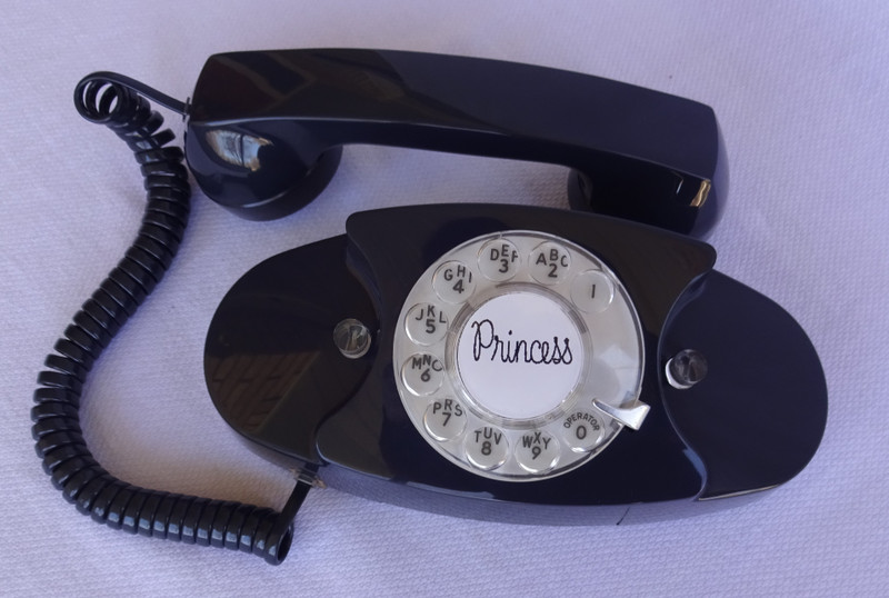   Slate Blue  Princess Rotary dial phone Western Electric
