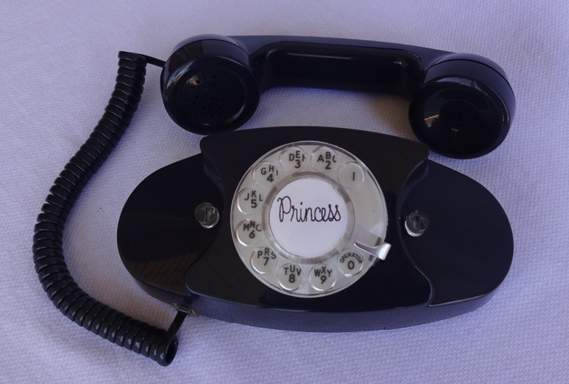   Slate Blue  Princess Rotary dial phone Western Electric