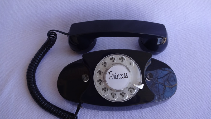   Slate Blue  Princess Rotary dial phone Western Electric