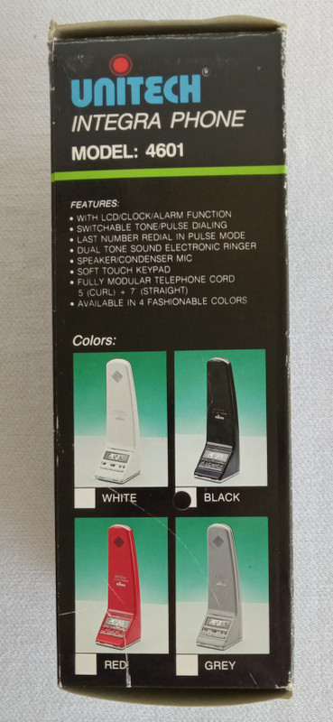  UNITECH INTEGRA PHONE Model 4601