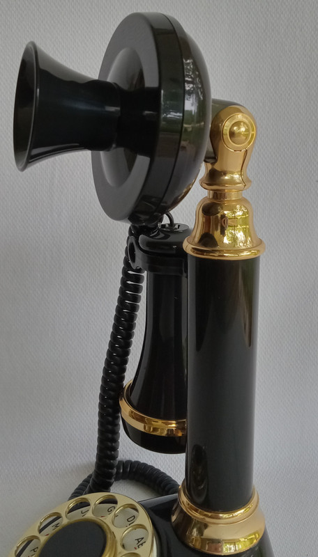 Deco-tel candlestick phone  Black  Western Electric 