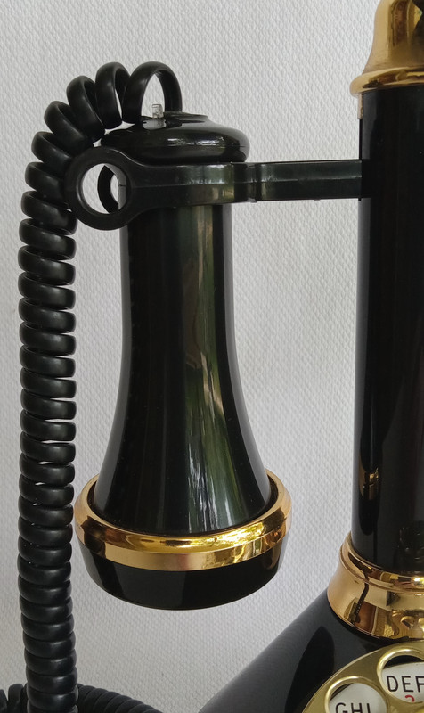 Deco-tel candlestick phone  Black  Western Electric 
