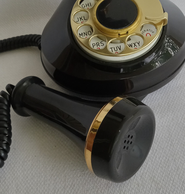 Deco-tel candlestick phone  Black  Western Electric 