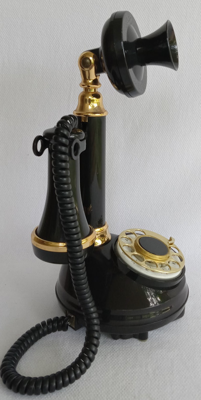 Deco-tel candlestick phone  Black  Western Electric 